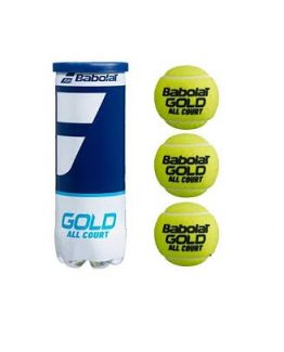 PELOTAS TENIS TUBO BABOLAT  GOLD X 3