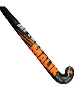 Palo Hockey Césped Malik Naranja Jr 5% Carbono