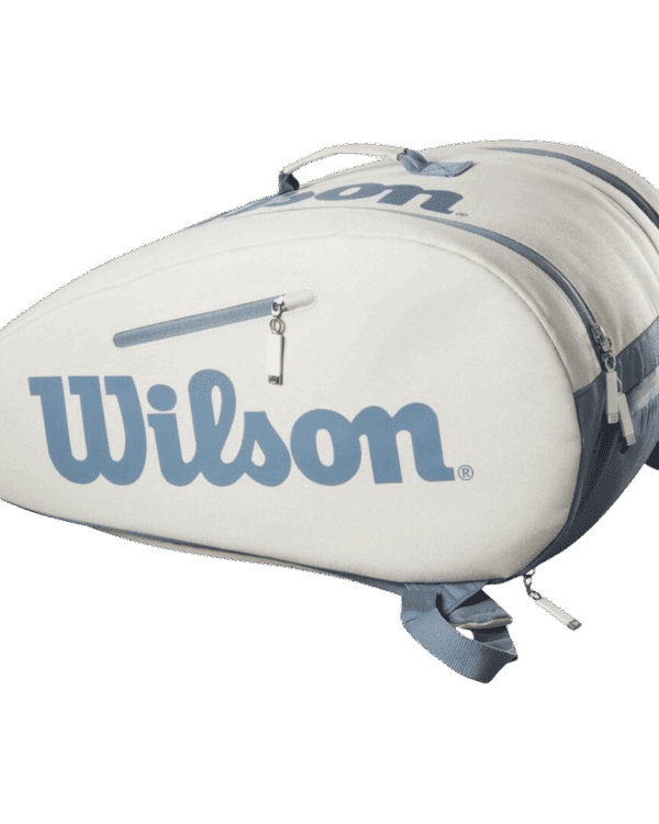 Bolso Paletero Pádel Wilson Woman's Color  Blanco y Celeste