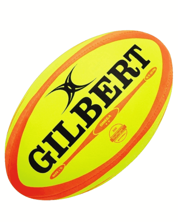 Guinda Pelota Rugby Gilbert Match Omega Fluor  N° 5