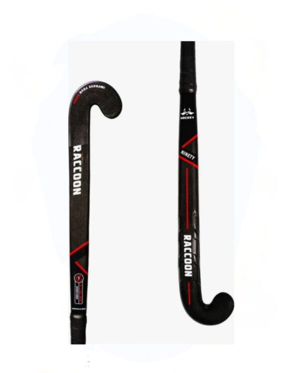 Palo Hockey Césped Raccoon Ninety Red TB Bow 90% Carbono