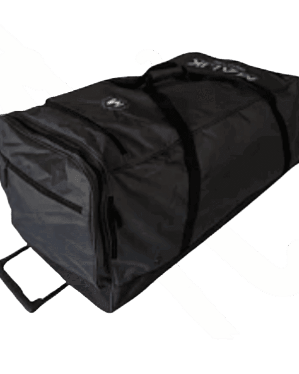 Equipos de Arqueros Hockey Césped Bolso con Carro y Ruedas Malik Goalie Bag Negro