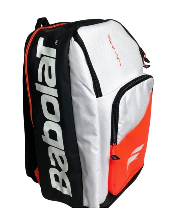 Bolso Mochila Tenis Babolat Pure Strike 4ta Generación Blanco-Rojo