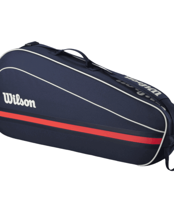 Bolso Raquetero Tenis Wilson Team 3PK  Raquet Bag Color Gris -2025-