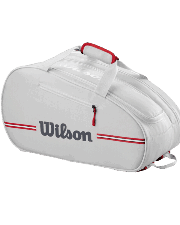 Bolso Paletero Pádel Wilson Team Bag Offwhite -2025-