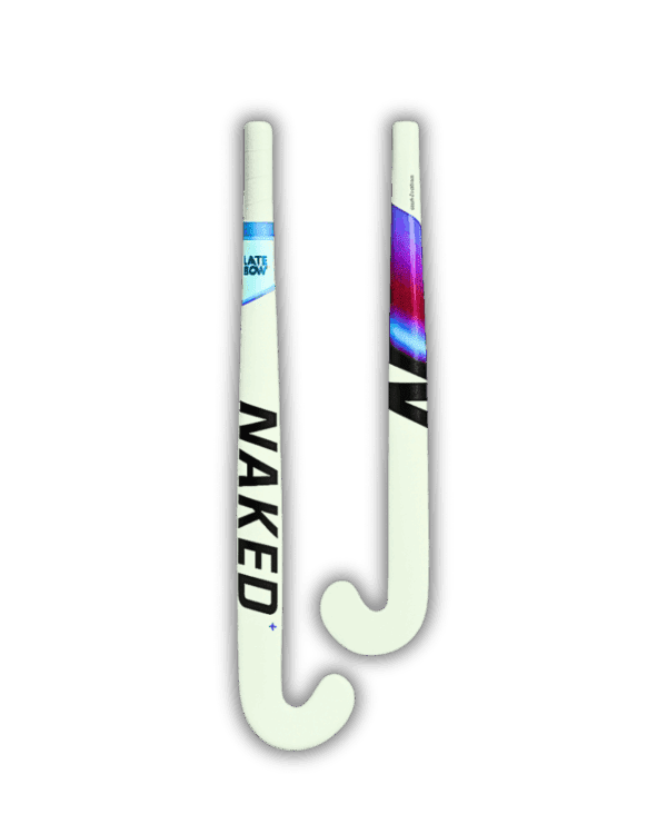 Palo Naked Hockey Césped Na Extreme Extra Late Bow Blanco 100% Carbono