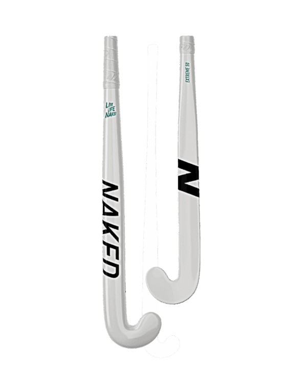 Palo Hockey Césped Naked X Extra Late Bow Blanco 50% Carbono