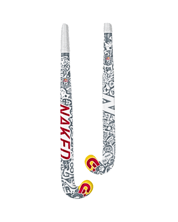 Palo Hockey Césped Naked Rising Bull Low Bow 50% Carbono