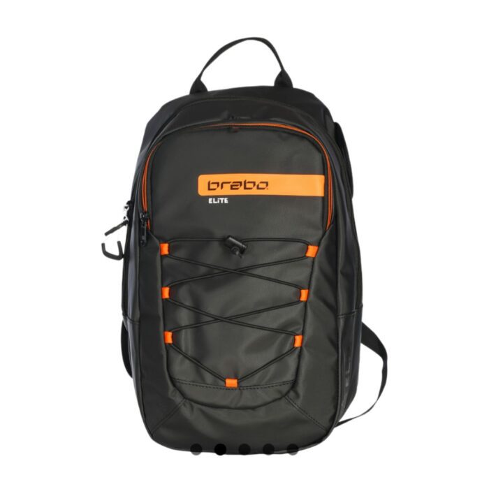Mochila Hockey Césped Brabo Elite Black-Orange Impermeable