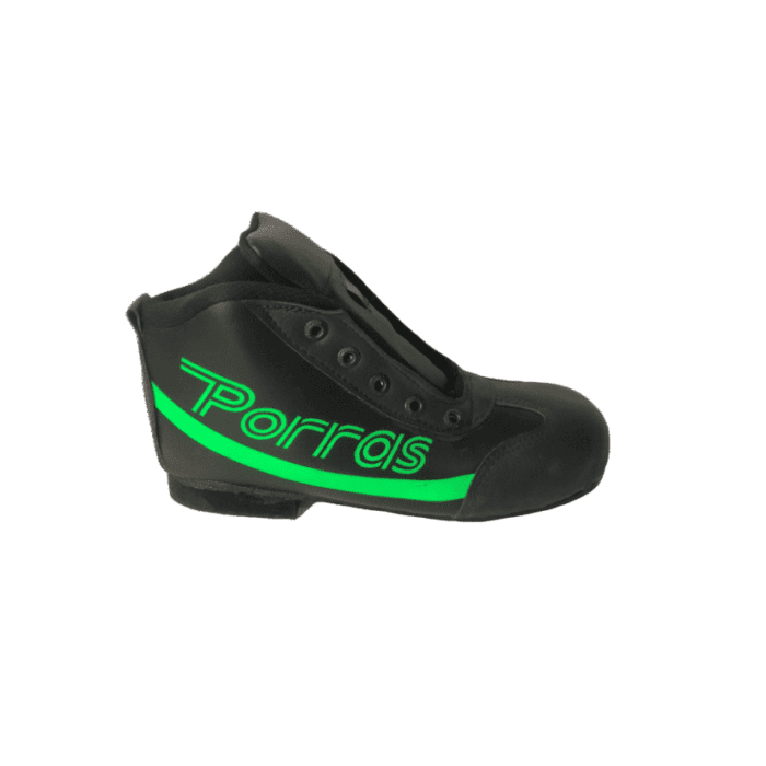 Botas Hockey Patín Porras Color Negro/Verde
