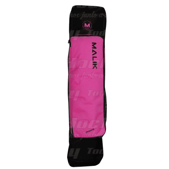 Funda Hockey  Césped Malik Mars Negra y Fucsia