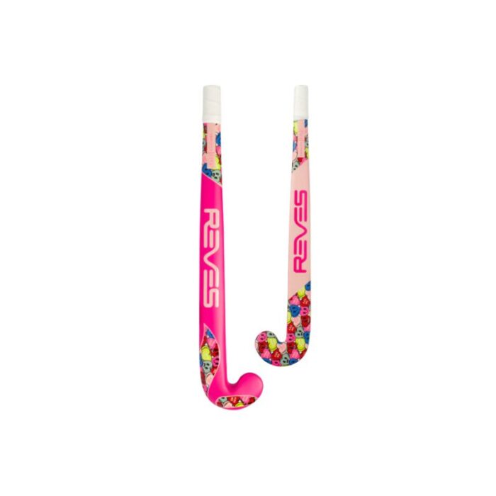 Palo Hockey Césped Reves Versity Madera Fibra Color Rosa