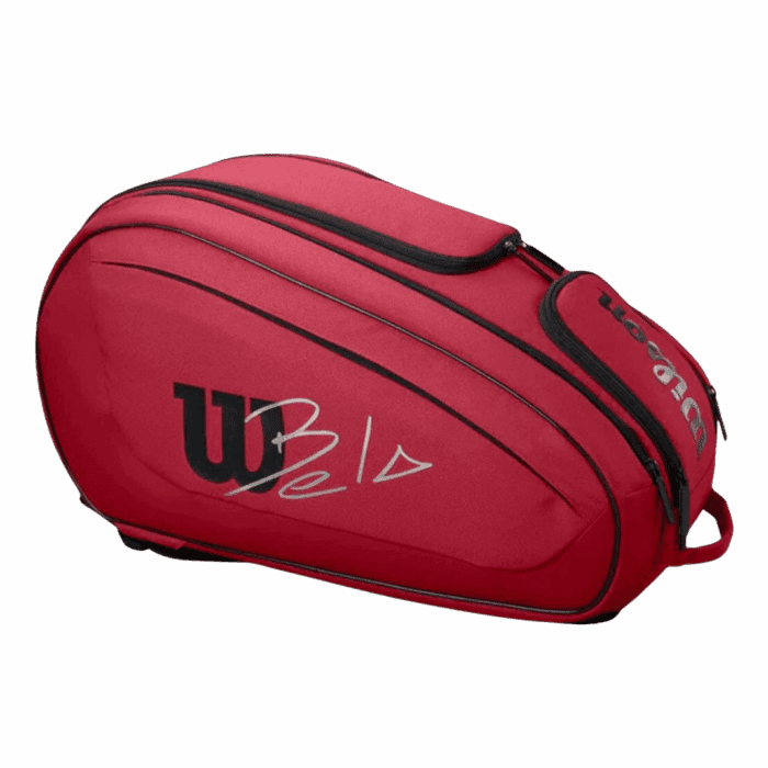 Bolso Paletero Pádel Wilson Bela Super Tour Bag Rojo