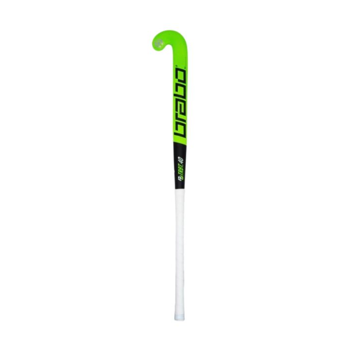 Palo Hockey Césped Brabo TC Neon Lowbow Green 40% Carbono