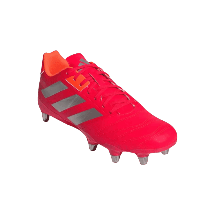 Botines Rugby Adidas Kakari Elite SG Coral Plata