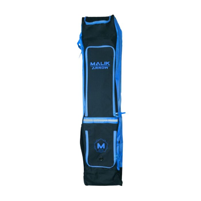 Funda Hockey Césped Malik  Arrow Negra y Azul