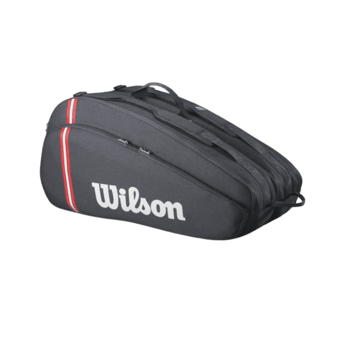 Bolso Raquetero Tenis Wilson Tour 6PK Bag Color Gris