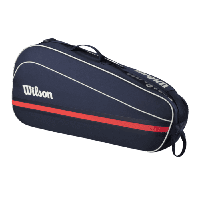 Bolso Raquetero Tenis Wilson Team 3PK  Raquet Bag Color Gris