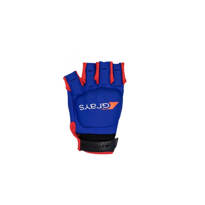 Guante Hockey Césped Grays Touch Pro Azul Doble Falange-Mano Izquierda-