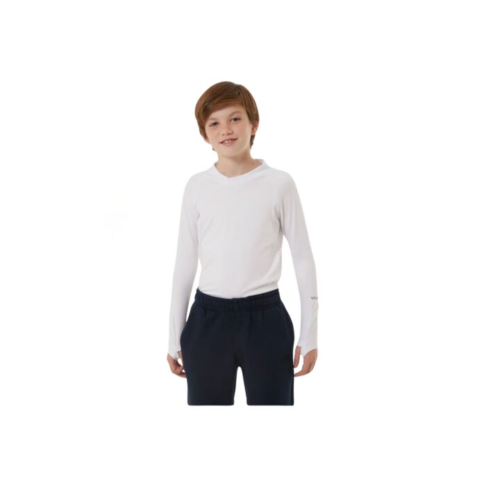 Remera Térmica Vlack Thermal Tech Unisex Junior |Color Blanco