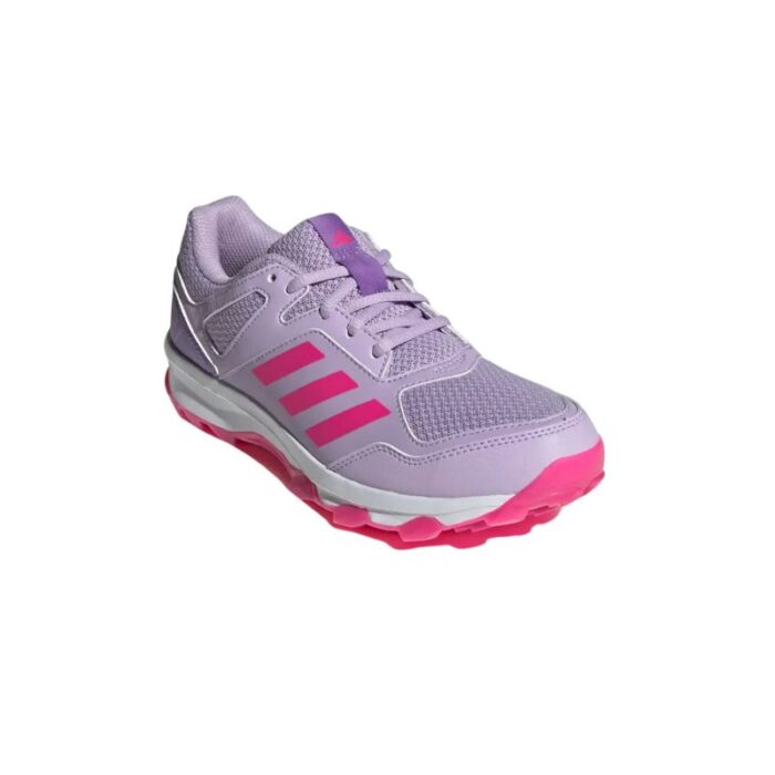 Zapatillas Hockey Césped Botines Adidas Fabela Rise Lila-Fucsia-Violeta