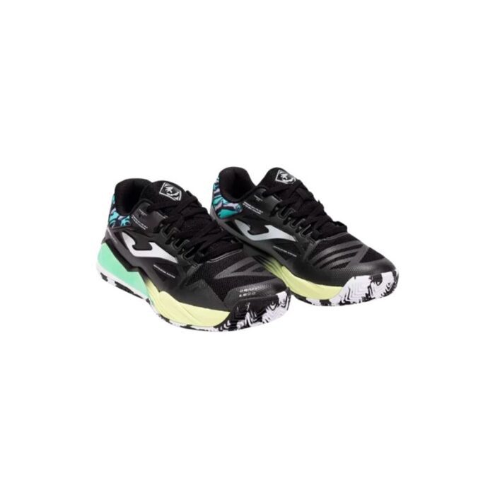Zapatillas Pádel Joma Spin - Negro / Verde Agua -