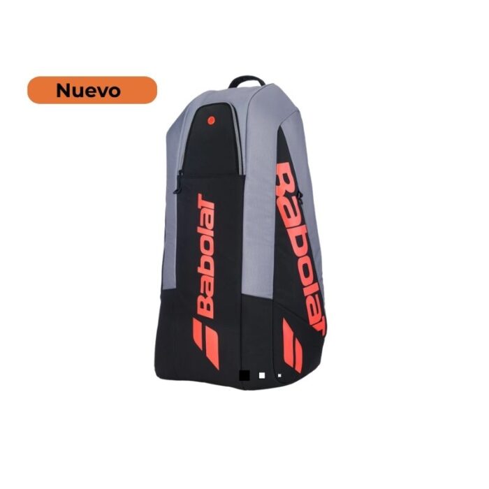 Bolso Raquetero Tenis Babolat Rh6 Pure Strike Carbon Gray