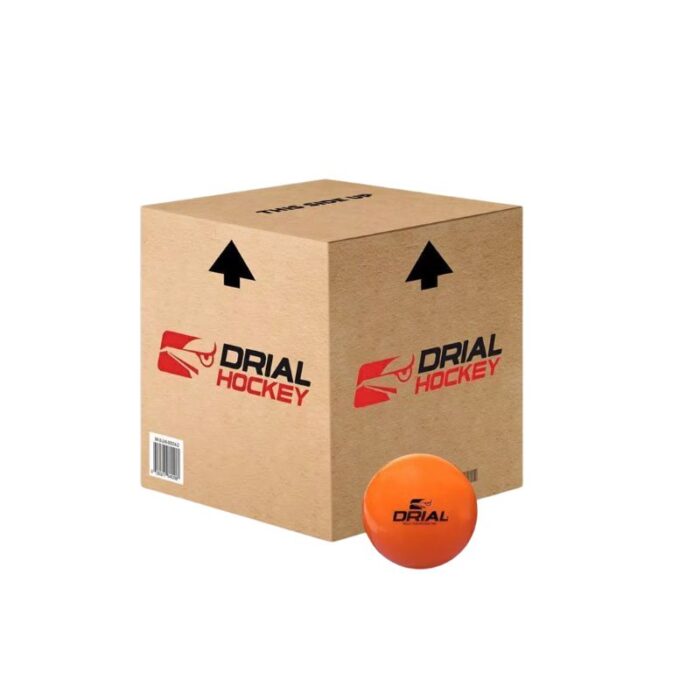 Caja Bochas Hockey Césped Drial x 48 -Naranja-