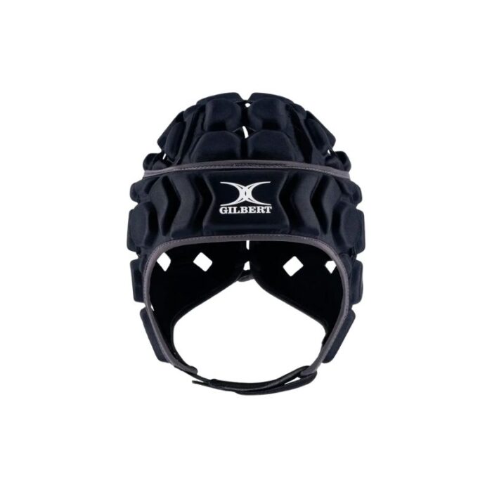 Casco Rugby Gilbert Octane Headguard Negro-Gris